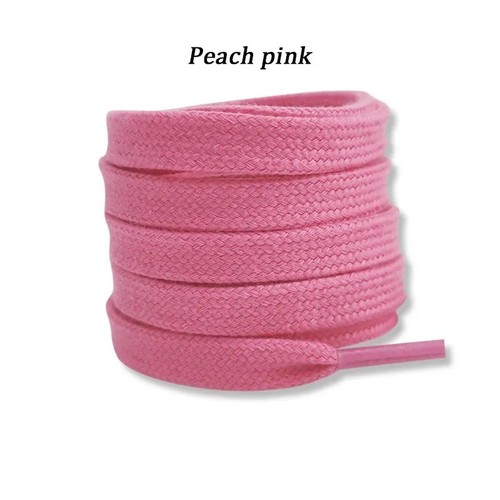 Flat shoe laces - flat, for