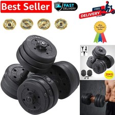 Complete 20KG Adjustable Dumbbell Set - Perfect for Full Body Workouts at Home