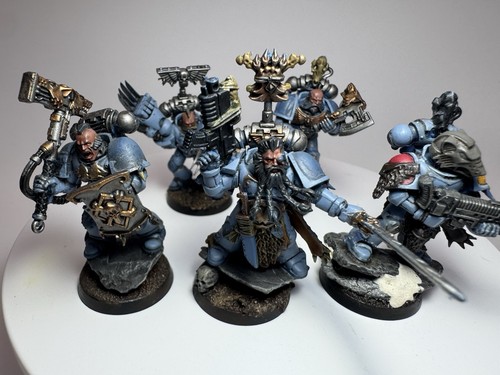Space wolves painted - painted, with