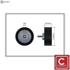 DEFLECTIONGUIDE PULLEY VRIBBED