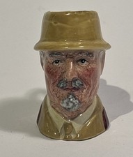 Staffordshire Fine Ceramics War Heroes "Smuts" minature Toby Jug Rare