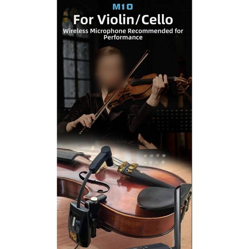 Uhf wireless violin microphone - violin,