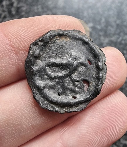 Medieval lead token - medieval, bird