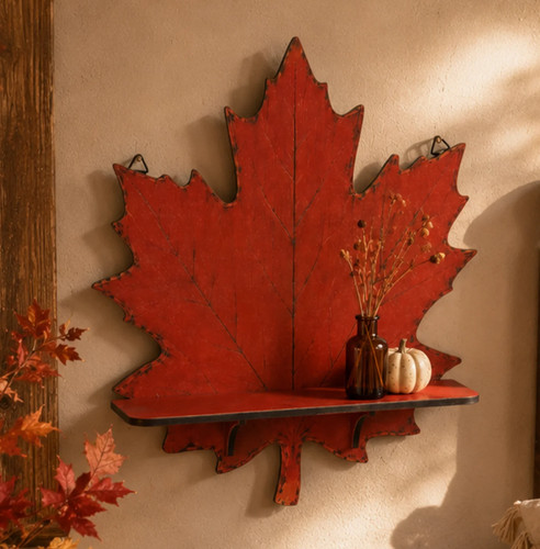 Vintage orange maple - maple, wall