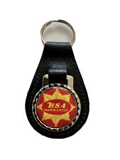 BLACK  LEATHER KEYRING/ FOB
