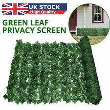 9m Artificial Faux Ivy Leaf Hedge Panels Privacy Screening Garden Fence Decor UK