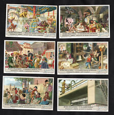 History Of Pasta Making Cards Set 1951 Liebig Italy Marco Polo Spaghetti Machine