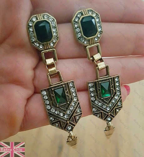 Vintage art deco style - vintage, long