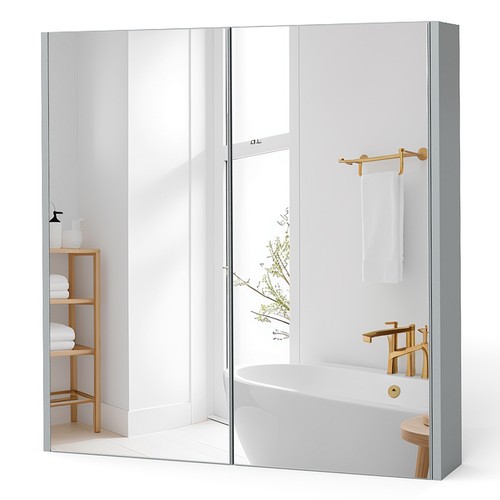 Double door bathroom cabinet - double,