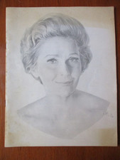 Philharmonia Concert Society Programme 1974 Elisabeth Schwarzkopf Recital