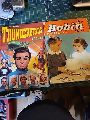 Vintage annuals thunderbirds - annuals,