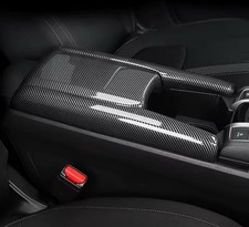 Carbon Fibre Armrest Cover For Honda Civic 10th Gen 2016–2021 Sedan Hatch Type R
