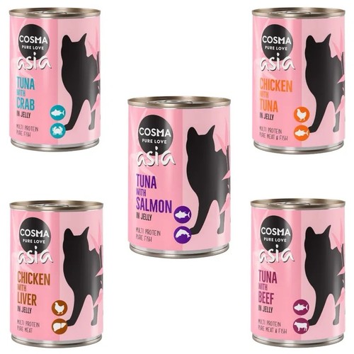 Cosma asia cat wet food - cosma,