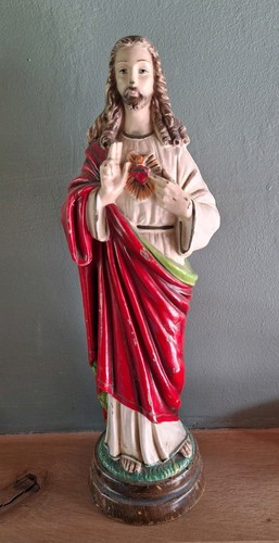 Vintage sacred heart jesus - heart, of