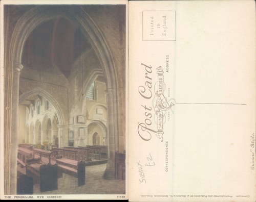 Interior rye church - interior, of
