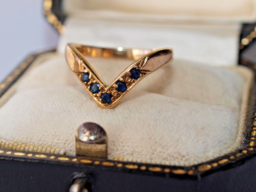9ct yellow gold - , blue