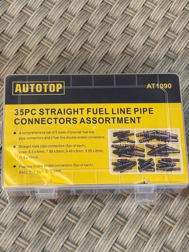 Straight fuel line pipe - line,