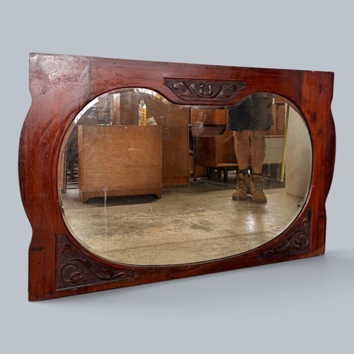 Large antique mahogany - antique,