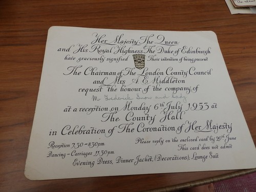 Crested invitation celebration - crested,