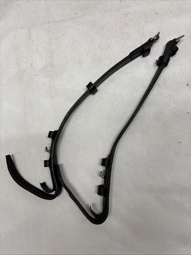 Black cheek pieces - 12”,