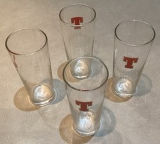 4 X TENNENTS Half Pint Glasses