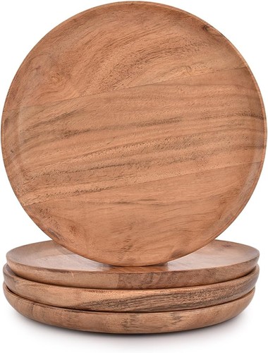 Desert plate acacia wood - plate, set