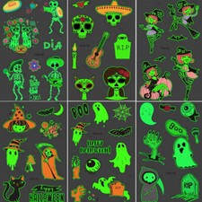 Halloween Tattoos Glow in the