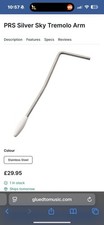 PRS Silver Sky Tremolo Arm/Whammy Bar Unused Official ? ✅