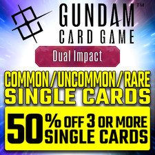 GUNDAM TCG CARD GAME - GD02 DUAL IMPACT C / U / R SINGLE CARDS - ENGLISH - NEW