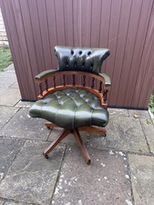 Chesterfield green leather - chesterfield,