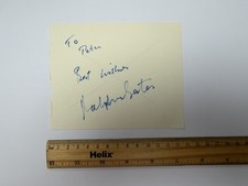 Ralph bates signed vintage - signed,