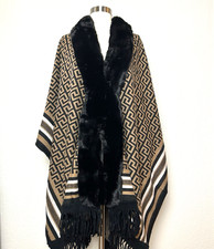 Poncho Cape Coat Womens One