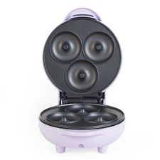 Mini Doughnut Maker Machine 550W Sorbet Pastel Purple Giles & Posner (Open Box)