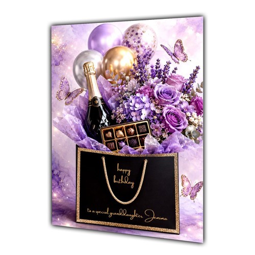 Personalised birthday card - personalised,