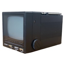 Solavox PTV1 5 inch Portable Black & White TV - Untested - Battery  Rare 1980s