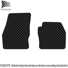 Ford Transit Connect Dciv Lwb Front Floor Mats Rubber 3Mm (2024 On) Black 929