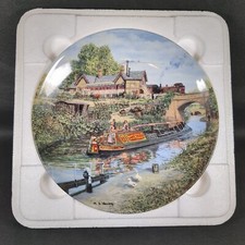Danbury Mint Wedgwood Plate-"Comings & Goings"-From The RURAL WATERS Collection