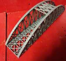 1:120 TT Gauge Single Track  Bowstring Bridge 3D Printed In Grey Free Delivery