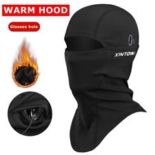Windproof Black Balaclava Face Mask Bike Under Helmet Winter Warm Ski Tactical