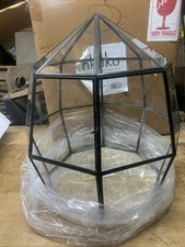 Large glass greenhouse - large,