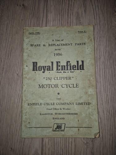 Vintage royal enfield - royal, spares