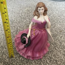 The Leonardo Collection ladies Emma pink  Figurine Annie Rowe Vintage Bnwt