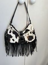 Faux Leather Cow Print Small