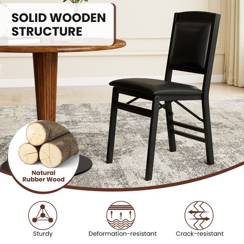 Wooden dining chairs - wooden, folding