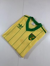 Authentic Adidas Norwich City 1981-83 Home Shirt. Size Large Boys.