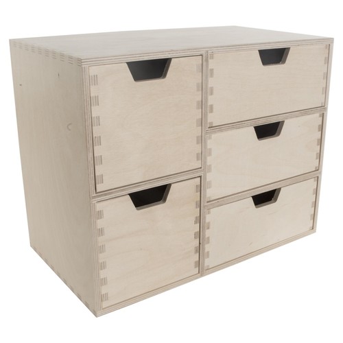 Wooden drawer storage cabinet - drawer,