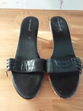 Fornarina Womens Shoes Wooden Forn Lucy Mule Size 41