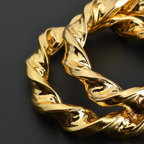 Creole hoops big yellow - hoops,
