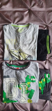 Boys Pyjamas Shorts Lego Dinosaur & Glow In The Dark M&S Size 9-10 Yrs