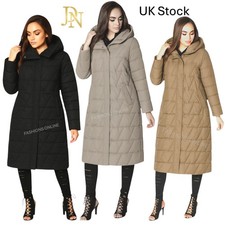 Ladies Womens Coat Long Parka